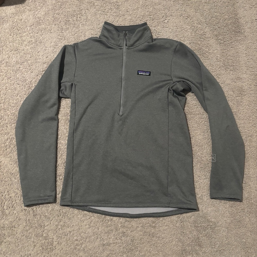 Patagonia Women's Quarter Zip Pullover Gray Size Small